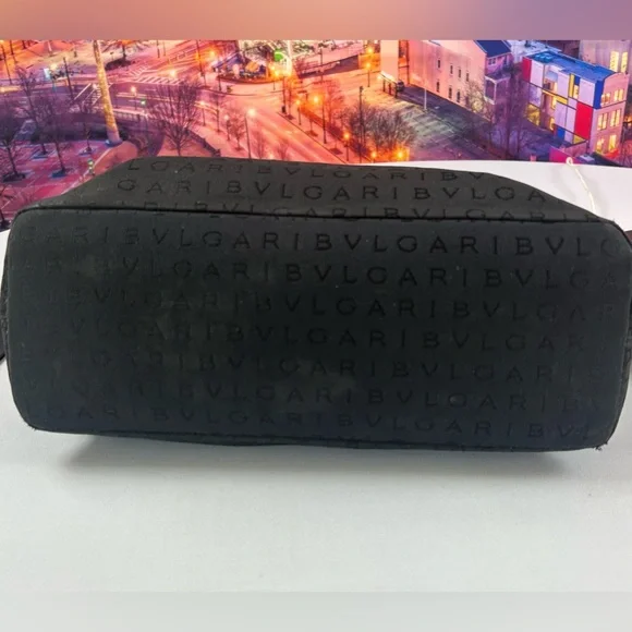 BVLGARI Signature Black Shoulder Bag - Picture 5 of 12